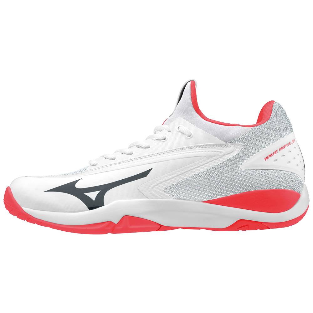 Womens Mizuno Wave Impulse Tennis Shoes White/Coral Philippines (GHCONP708)